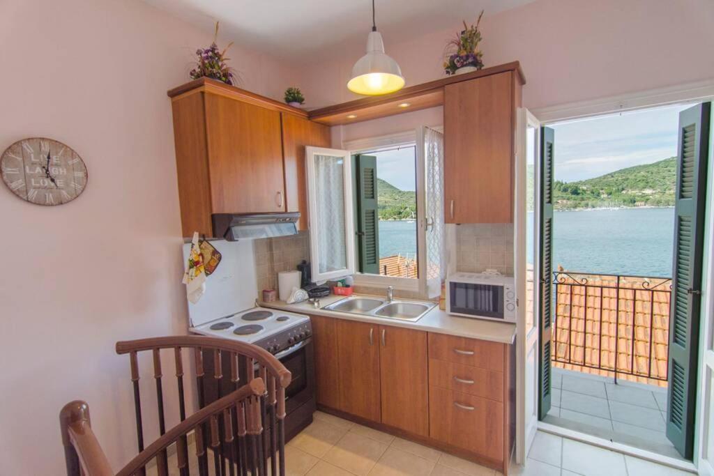 Amalia Sea View House Apartment Vathy  Bagian luar foto